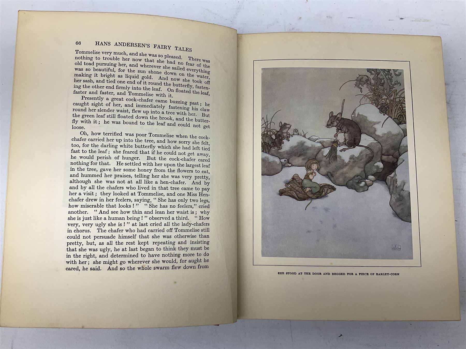 Shakespeare, William: Shakespeare's Comedy of Twelfth Night, or What You Will, illustrated by William Heath Robinson, Andersen, Hans Christian: Hans Andersen's Fairy Tales, illustrated by William Heath Robinson, Barrie, J.M: Peter Pan in Kensington Gardens, illustrated by Arthur Rackham, Sitwell, Sacherverell: Dance of The Quick and the Dead' and Johann Wolfgang von Goethe. Iphigenie auf Tauris