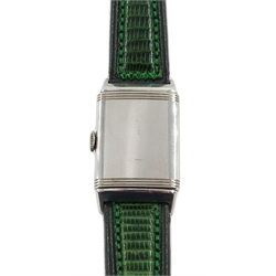  Jaeger LeCoultre Reverso staybrite wristwatch circa 1930s case no 370716  
