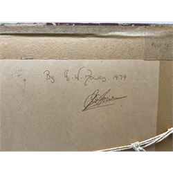 John Whitmore Howey (British 1946-): Lake District Landscapes, pair watercolours signed, dated 1979 verso 22cm x 27cm (2) 
Notes: John is the son of fellow artist Robert Leslie Howey (1900-1981), and grandson of Staithes Group member John William Howey (1873-1938).