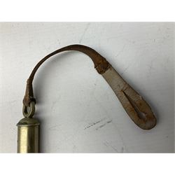 Three J Hudson & Co Birmingham military whistles, dated 1915, 1916, 1923