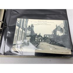 Various empty albums and folders, World stamps including Afghanistan, Bulgaria, Chile, Cuba, Czechoslovakia, British Antarctic Territory, Peru etc, in one box