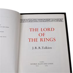 J.R.R Tolkien; Lord of the Rings and Hobbit De Luxe Editions, George Allen and Unwin, London, 1979