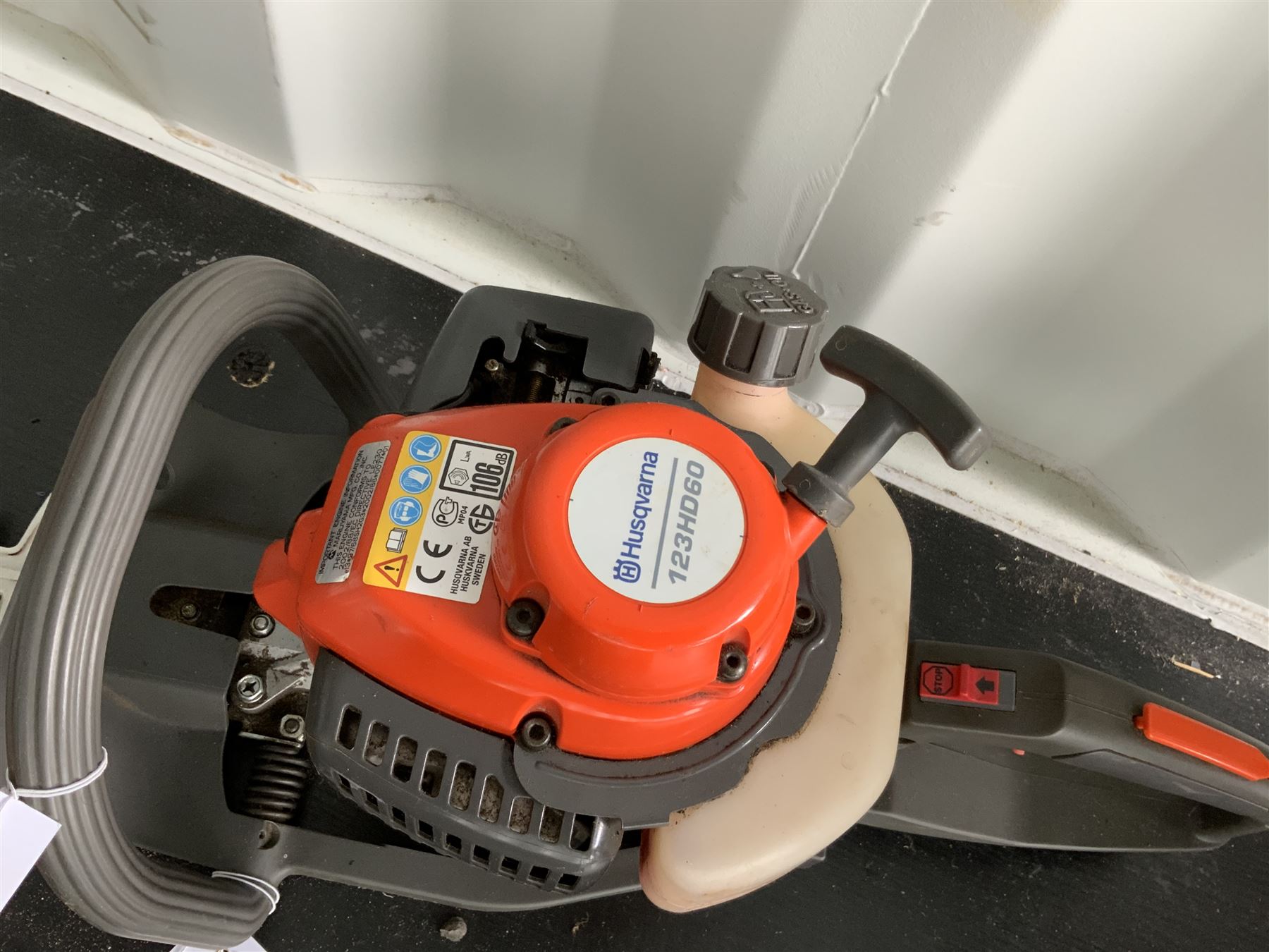 Husqvarna 123HD60 hedge cutter - THIS LOT IS TO BE COLLECTED BY APPOINTMENT FROM DUGGLEBY STORAGE, GREAT HILL, EASTFIELD, SCARBOROUGH, YO11 3TX