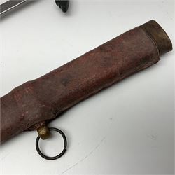 Reproduction WW2 German Luftwaffe officer's sword; and reproduction Japanese officer's sword katana (2)