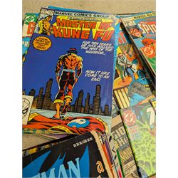Collection of 1980s and later Marvel and DC comics
