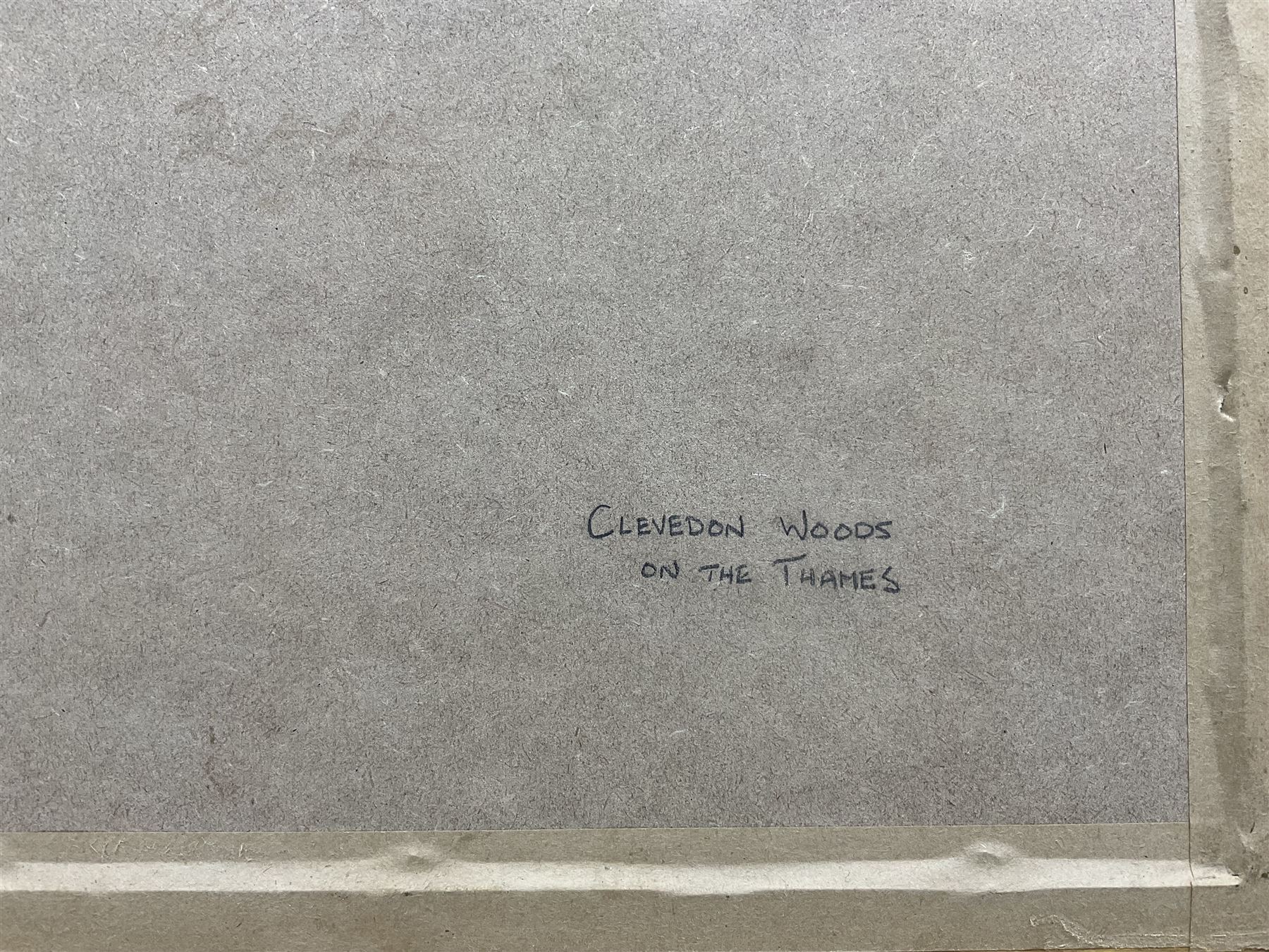 Walter Duncan (British 1848-1932): 'Clevedon Woods on the Thames' and 'The Rush Boat - Pangbourne on the Thames', pair watercolours signed and dated 1910, titled in a later hand verso 13cm x 18cm (2)