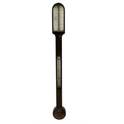 Victorian stick barometer. No mercury.