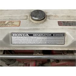 Honda E3500 petrol generator