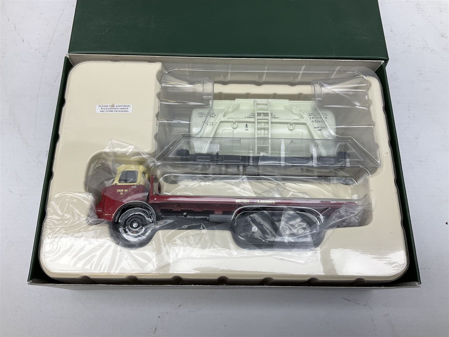 Corgi Premium limited edition - three Showman's Collection die-cast models comprising 07413 John Biddall Funfair Land Rover; 16602 Jennings Scammell Highwayman Ballast and Dodgem trailer; and 55609 John Thurston Diamond Ballast; together with three British Rail models comprising CC11606 Albion Reiver Platform Lorry and Tank Container Load; CC11301Scammell Scarab; and CC11001 Thames Trader Flatbed; all boxed (6)