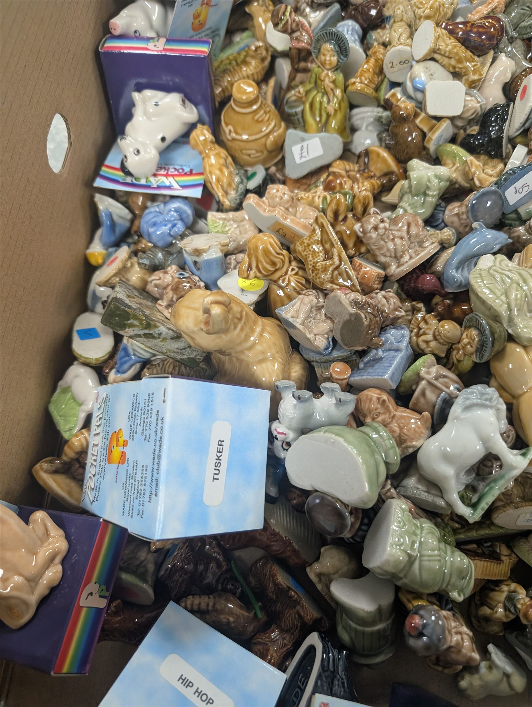 Large collection of Wade Whimsies, including Pocket Pals, Disney etc