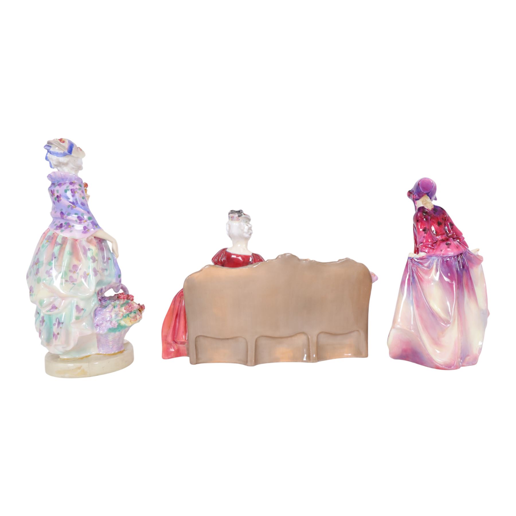 Three Royal Doulton figures, comprising Belle O'The Ball HN1997, Sweet Anne HN1496 and Phyllis HN1420
