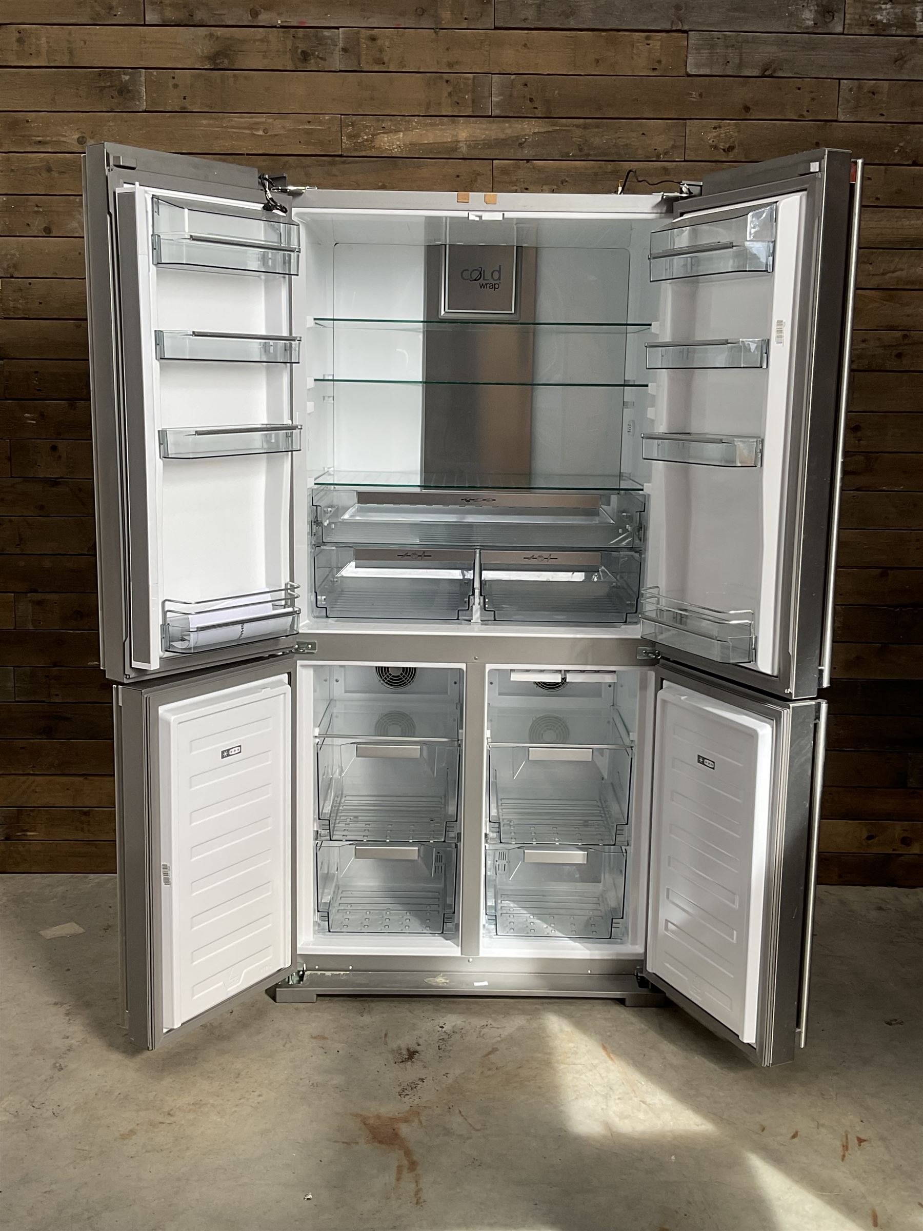 Sharp SJ-F1526E01 side by side fridge freezer, 90cm