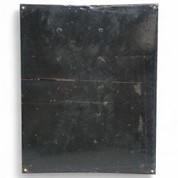 German Third Reich enamel sign with the state of Prussia arms marked 'Krupps 33' 38cm x 30cm