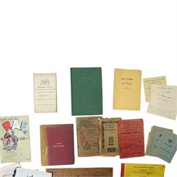 1958 Instruction Manual for Land Rover Series II 88 and 109, Victorian volume 'A Few Wild Flowers' with pressed leaves and descriptions, Hodgson's Pickering Annual 1913, 'Some People of our Town' by Spectator 1943, pub. Malton Gazette, early catalogue for Woodhouse Furniture etc