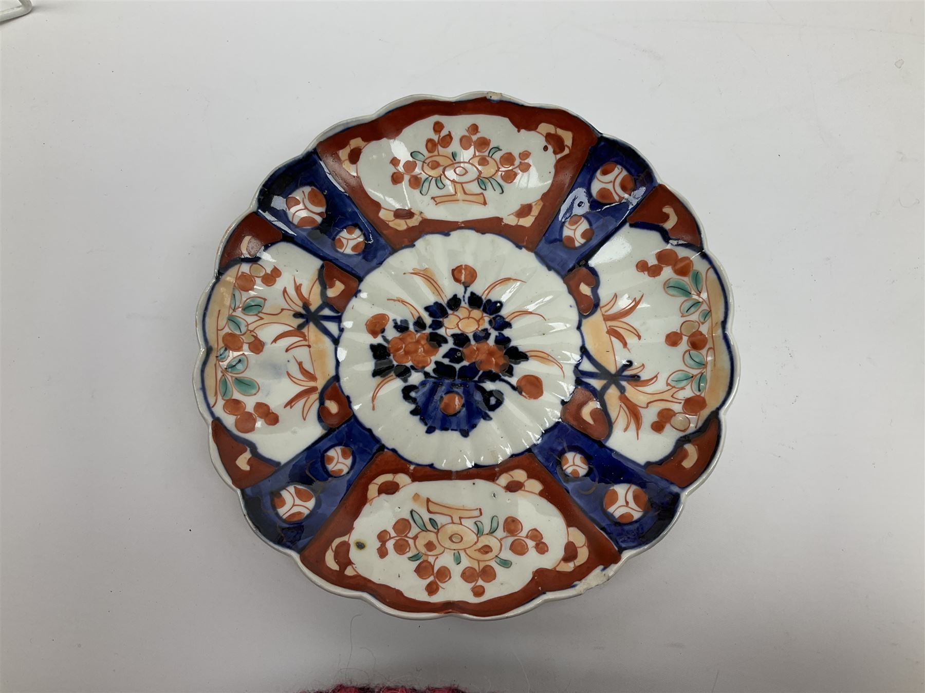 Collection of mostly Oriental ceramics, to include three 20th century Japanese Satsuma vases, two Japanese Imari plates, etc. 