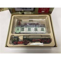 Corgi - six Cafe Connection boxed sets to include CC10501 ERF K. Platform Lorry - Richard Read (Transport) Ltd. Coronation Cafe; CC10801 Foden S21 Tipper with Gravel Load - Moreton C Cullimore & Son Ltd. The Towers; CC11603 Albion Reiver Sheeted Platform Lorry - W.H. Malcolm Ltd. Jungle Cafe; with three further examples, all boxed (6)