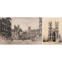 Luigi Kasimir (Austrian 1881-1962): Munich, etching signed in pencil 12.5cm x 19.5cm: Herb...