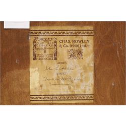 John Ernest Aitken (Scottish 1881-1957): 'Mist on the Mersey', watercolour signed, titled on Chas. Rowley and Co 1910 Ltd label verso 33cm x 49.5cm