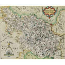 
Gulielmus Hole (British ?-1624) and Christopher Saxton (British 1540-1610): 'Eboracensis...