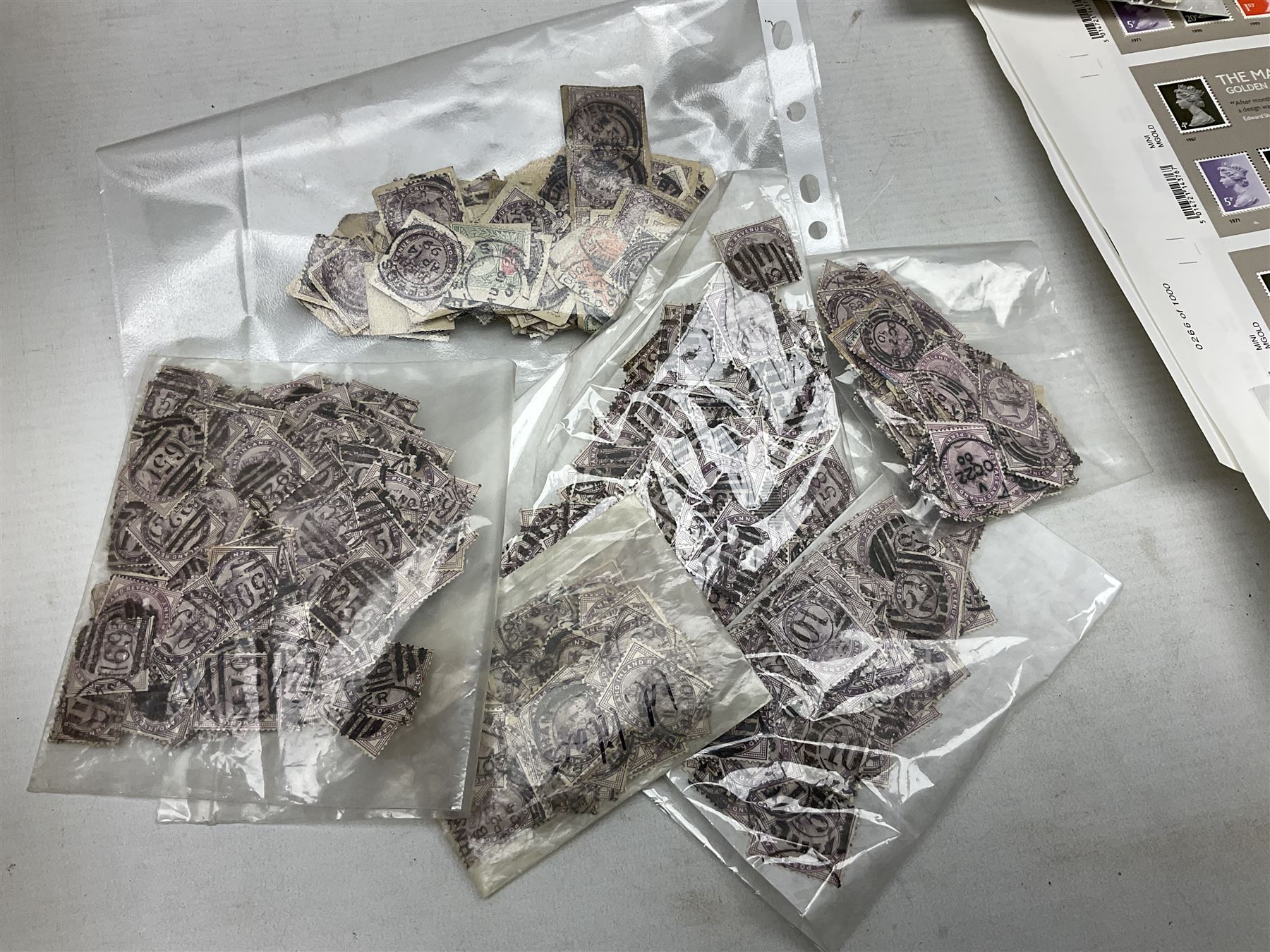 Collection of British stamps, to include Queen Elizabeth II mint decimal stamps, Victorian kiloware and others