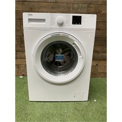 Beko WTK84011W 8k 1400 rpm washing machine - THIS LOT IS TO BE COLLECTED BY APPOINTMENT FROM DUGGLEBY STORAGE, GREAT HILL, EASTFIELD, SCARBOROUGH, YO11 3TX