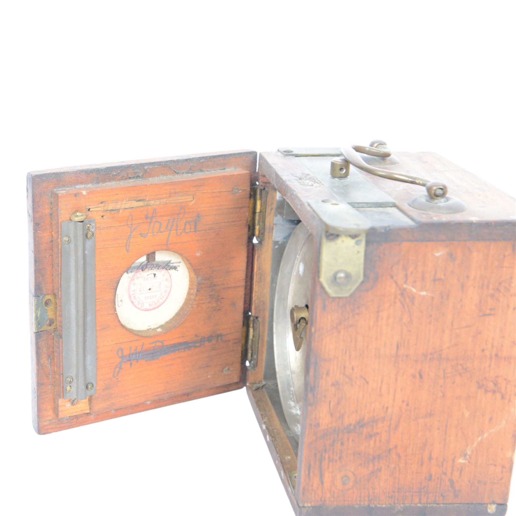 Edwardian carriage clock,  H14cm