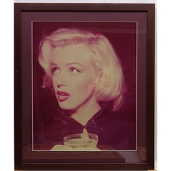  Pop Art - 'The Last Sitting of Marilyn Monroe', from an original by Bert Stern, reworked by Ben Walker, three colour lithographs 54cm x 47cm and photographic print of Marilyn Monroe (4)    