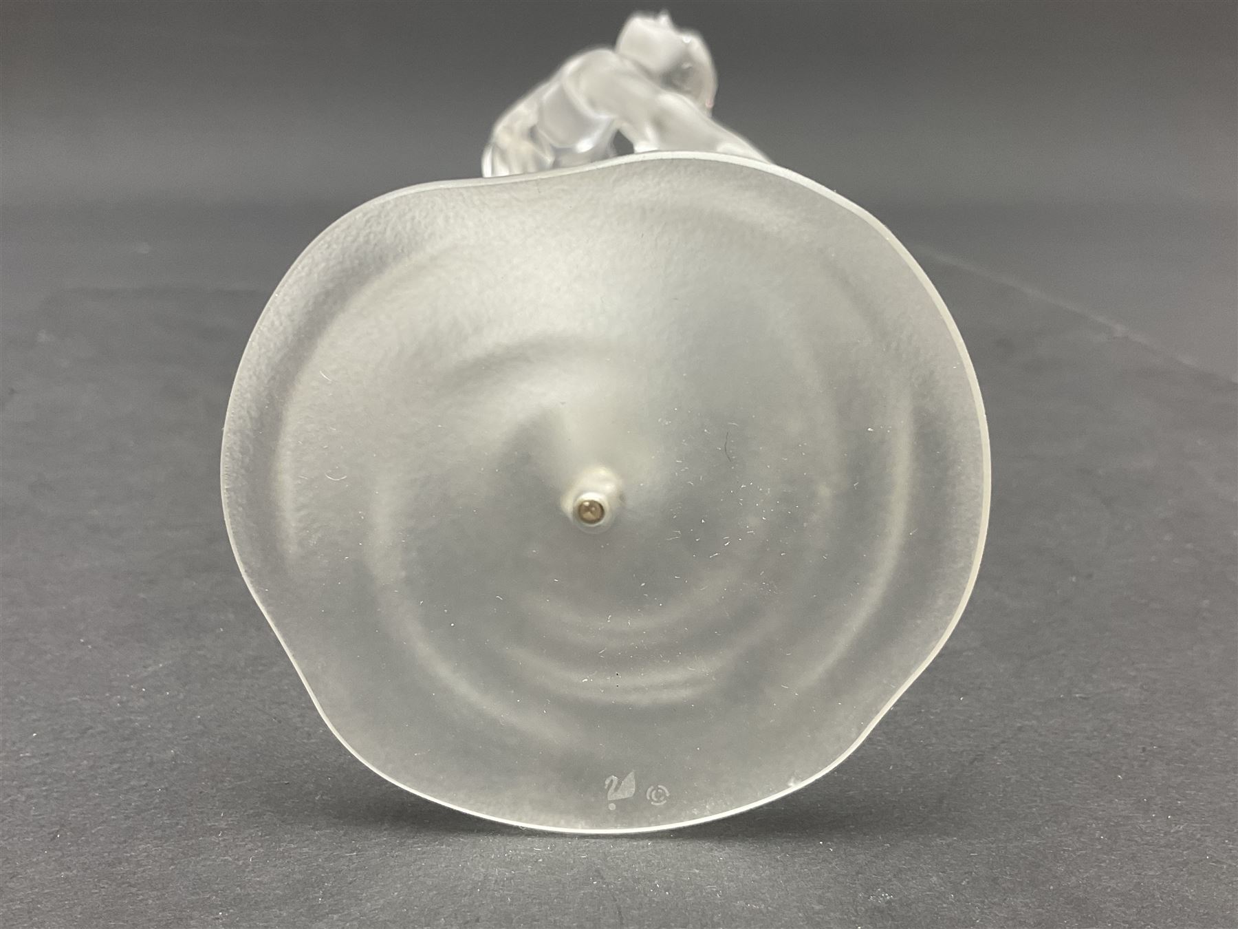 Three Swarovski figures, comprising flamenco dancer, female dancer with certificate and ballerina, tallest H21cm  