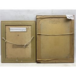 Malcolm Osborne CBE RA PPRE (British 1880-1963): Figure Studies, penceil unsigned, provenance verso 13cm x 9cm; Clifford Hall (British 1904-1973): The Clown 'Albert Procter', pencil titled unsigned, provenance verso 18cm x 11cm (2)