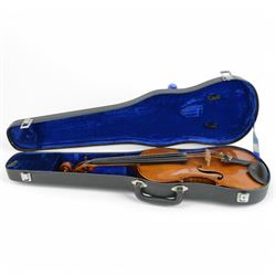 Full size- German violin, label reads 