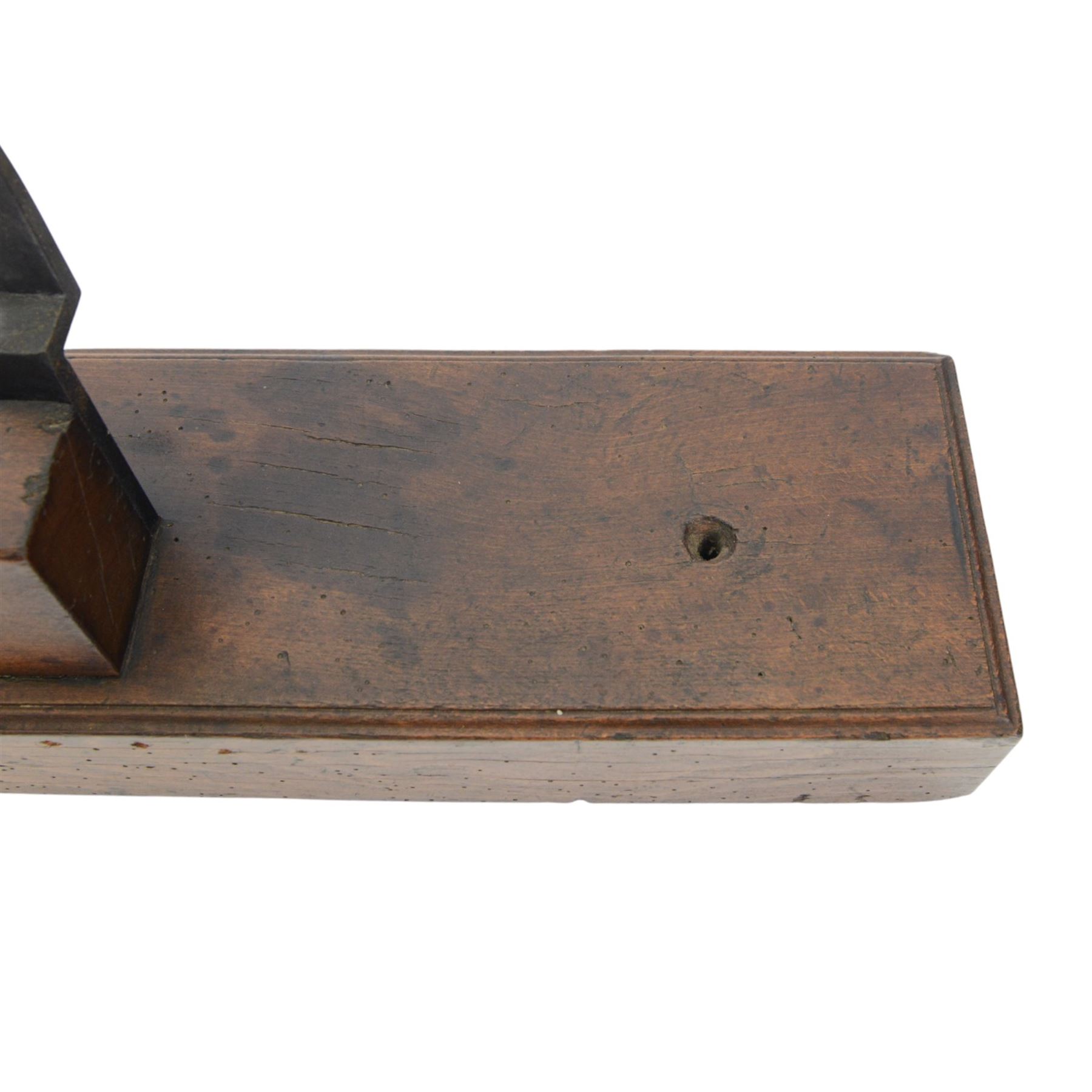 Early 20th century wooden baguette cutter, H33cm, W57cm