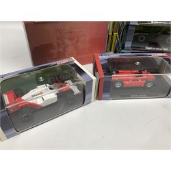 Thirty-one Atlas Editions Grand Prix Legends of Formula 1 series die-cast models, all boxed with booklets (31)
