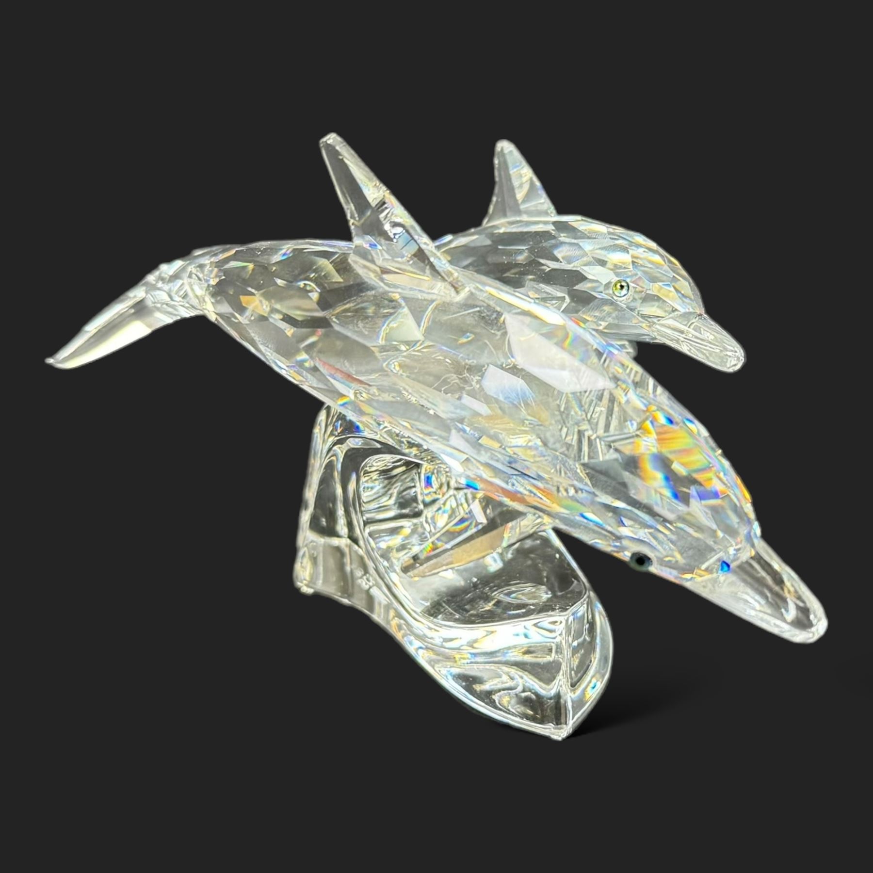 Three limited edition Swarovski Crystal figures, Care For Me, Save Me and Lead Me, all boxed with certificates 