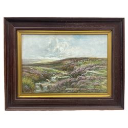 John Wynne Williams (British fl.1900-1920): Whitby Moors, watercolour signed 24cm x 35cm