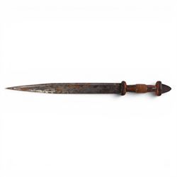 African dagger and scabbard