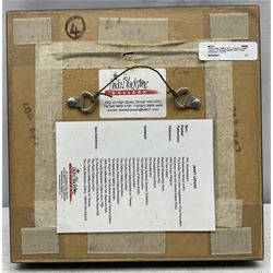 Janet Ledger (British 1931-): 'Embassy Theatre' London, acrylic on board signed 14cm x 14cm 
Provenance: with The Linda Blackstone Gallery, Pinner, label verso