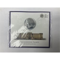 The Royal Mint United Kingdom 2015 one hundred pounds fine silver coin, on card