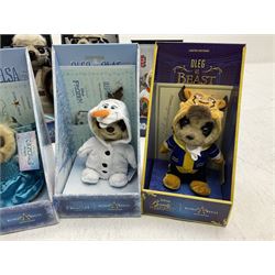 Eight limited edition Compare The Meerkat stuffed meerkats, to include Frozen, Beauty and the Beast and Star Wars