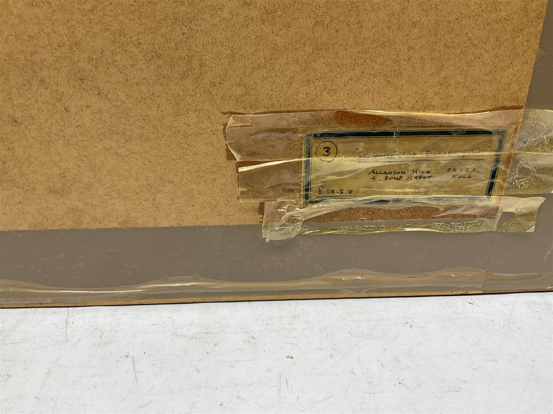 Allanson Hick (British 1898-1975): 'St James Club Piccadilly London', watercolour signed, titled verso 39cm x 50cm