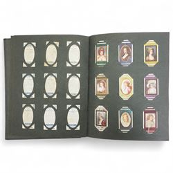 Cigarette card album and contents including set of 50 Players tennis, Hints on Association Football etc