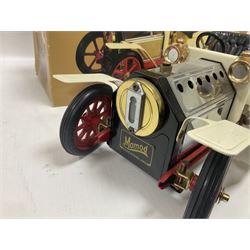 Mamod SA1 ‘Steam Roaster’ live steam car in cream and red, with original box 