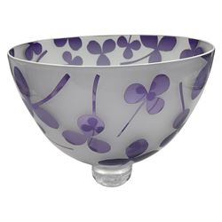 Gillies Jones of Rosedale glass bowl dec