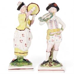Pair of early 19th century Staffordshire