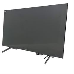 Sony 43'' KD43X 85 JU television, with remote