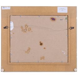 Christine M Pybus (British 1954-): 'Winter Surfing at Sandsend', oil on board signed 29cm x 36cm 