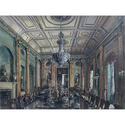 Allan Peel Tankard (British 1897-1964): 'Town Hall - Liverpool', gouache signed and titled, indistinctly dated '45, 49cm x 65cm 