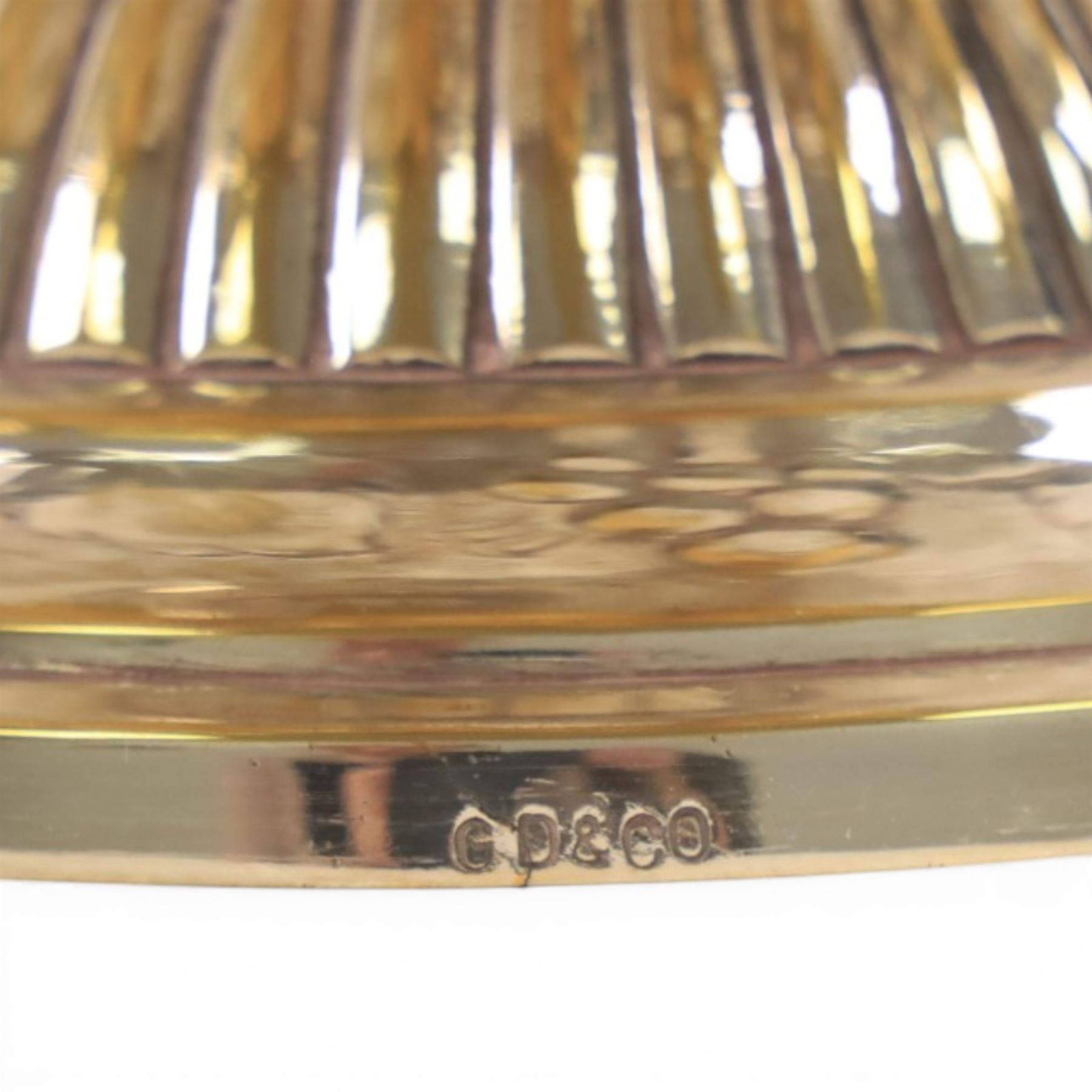 Set of twelve silver plate place holders, with grapes to the front, together with three bottle holders, butlers tray etc