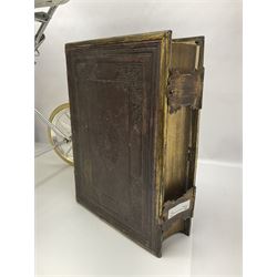 Silver Cross style dolls pram, copper warming pan with turned wooden handle, family Bible, Whitby Ordnance Survey maps etc, and a wooden barometer in the form of an anchor