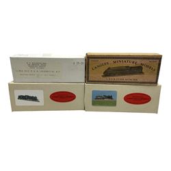 'N' gauge - two Union Mills locomotives comprising 'Director' Class D11 4-4-0 'Prince Albert' No.62663 and Class J11 0-6-0 No.64292; each in original box with paperwork; Class A4 4-6-2 locomotive marked Trix W. Germany with tender marked Grafar in Langley Miniature box; and kit-built BH Enterprises Class B12 4-6-0 locomotive No.60512 with Grafar chassis; boxed (4)