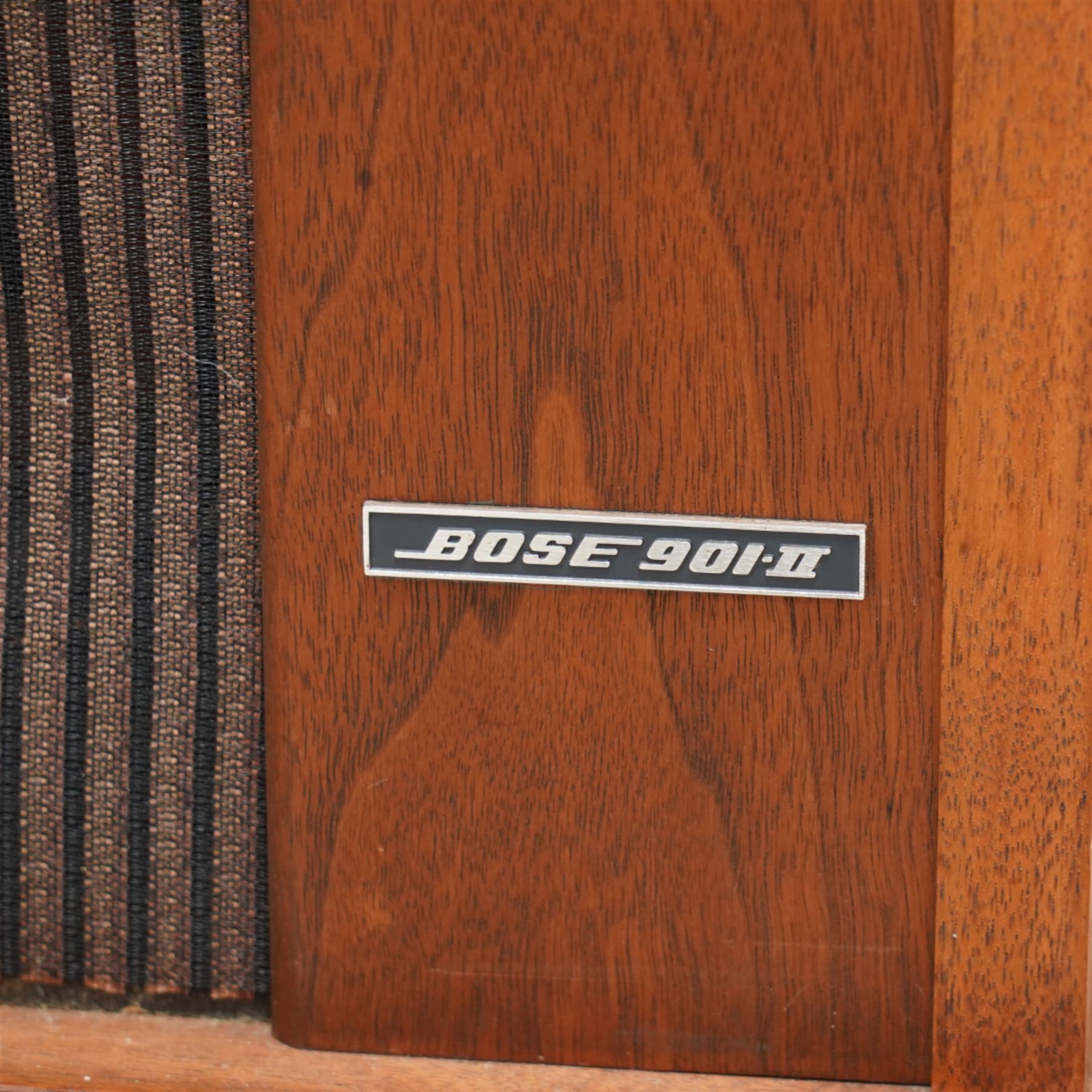 BOSE - set of four 901 Series II speakers, teak cased on tulip stands